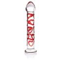 don wands sweetheart glass dildo with hearts