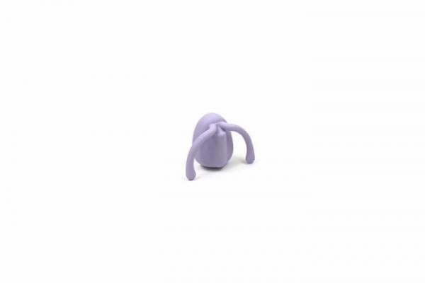 Eva Hands-Free Silicone Rechargeable Couples Vibrator lavender 3